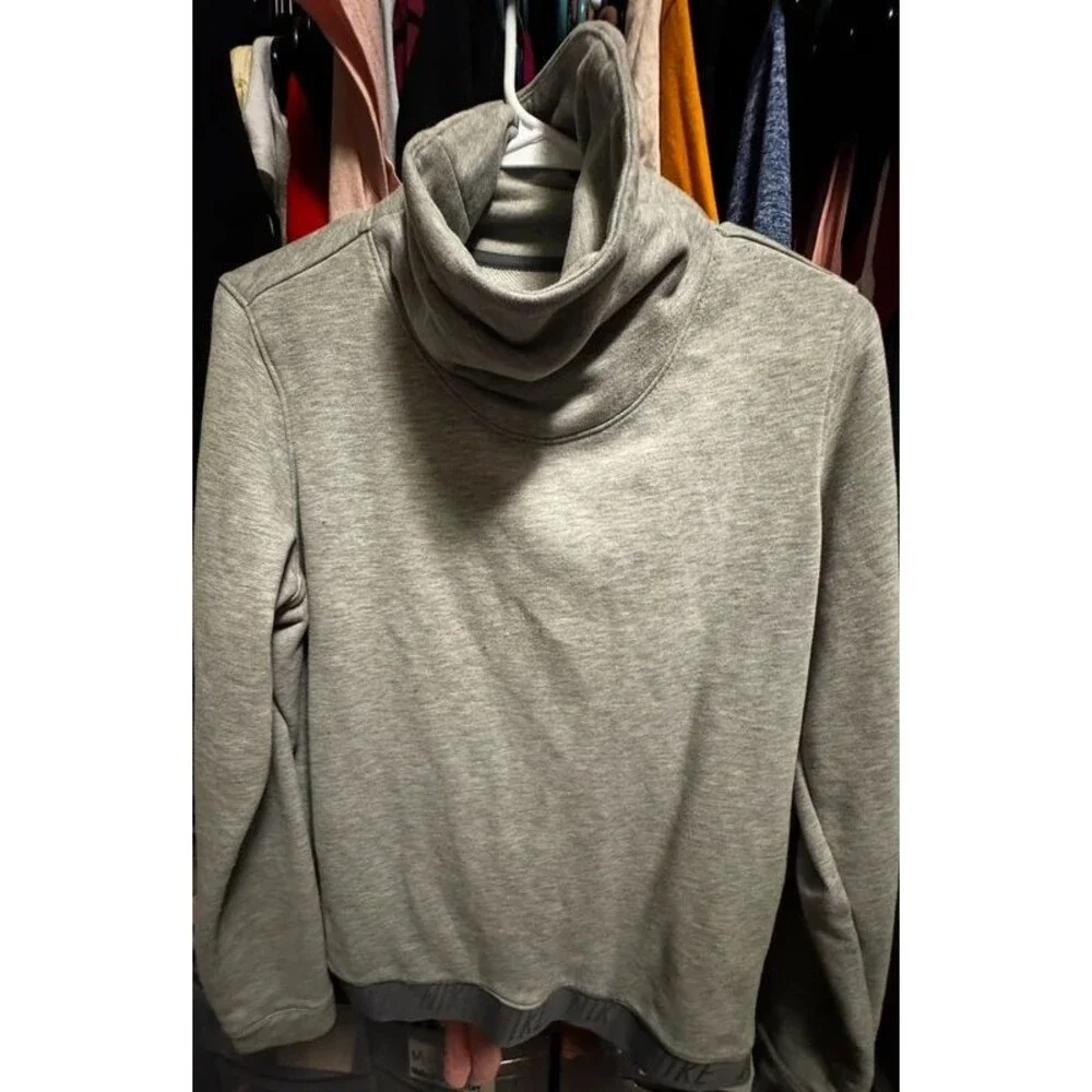 Nike Women's Dri-FIT Cowl Neck Pullover Sweatshirt Sz L